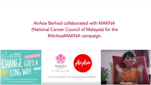 image for article 搭上亚航，飞向七级浮屠。#AirAsiaMAKNA抗癌筹款活动。